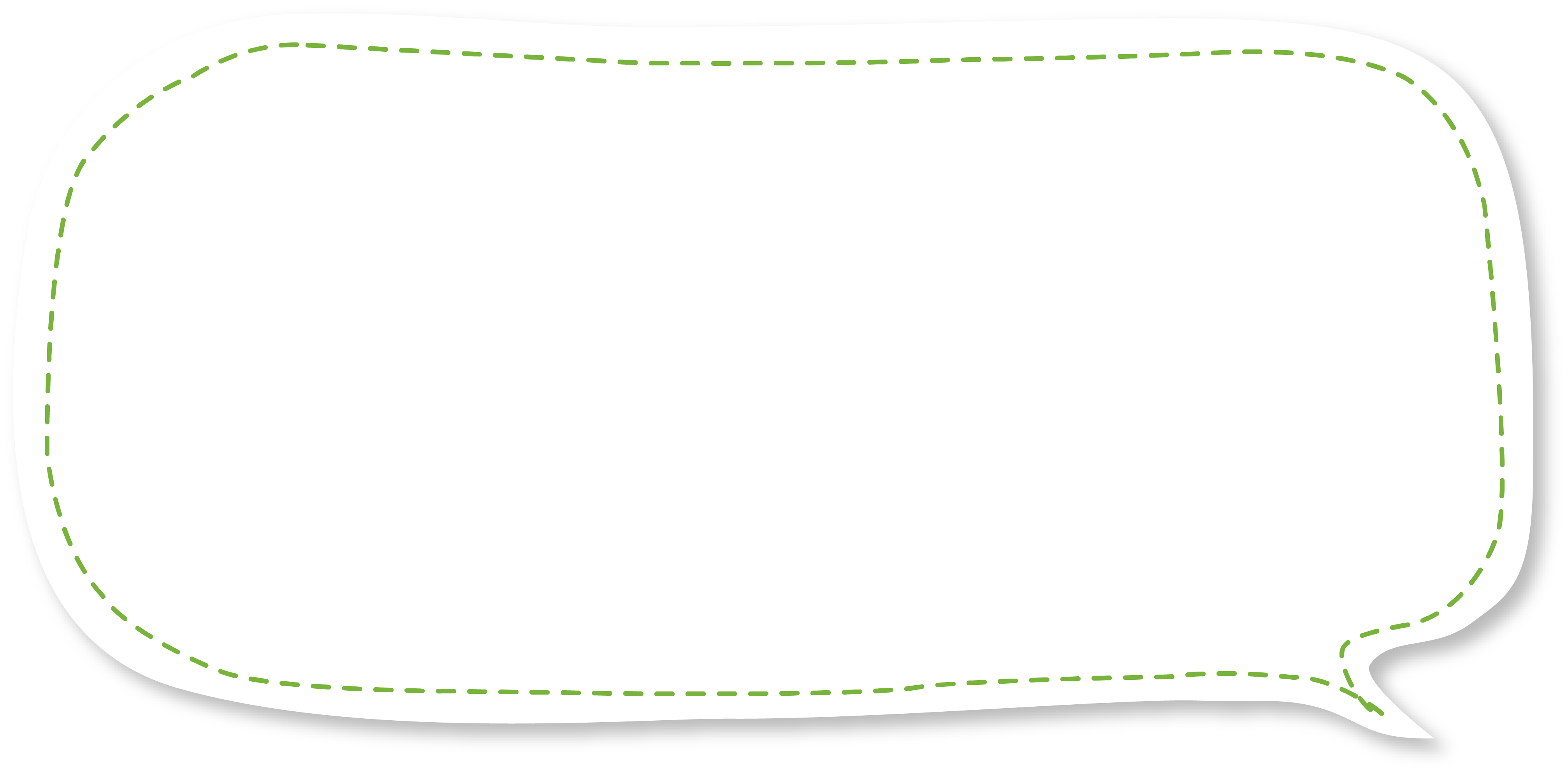 右向き吹き出し