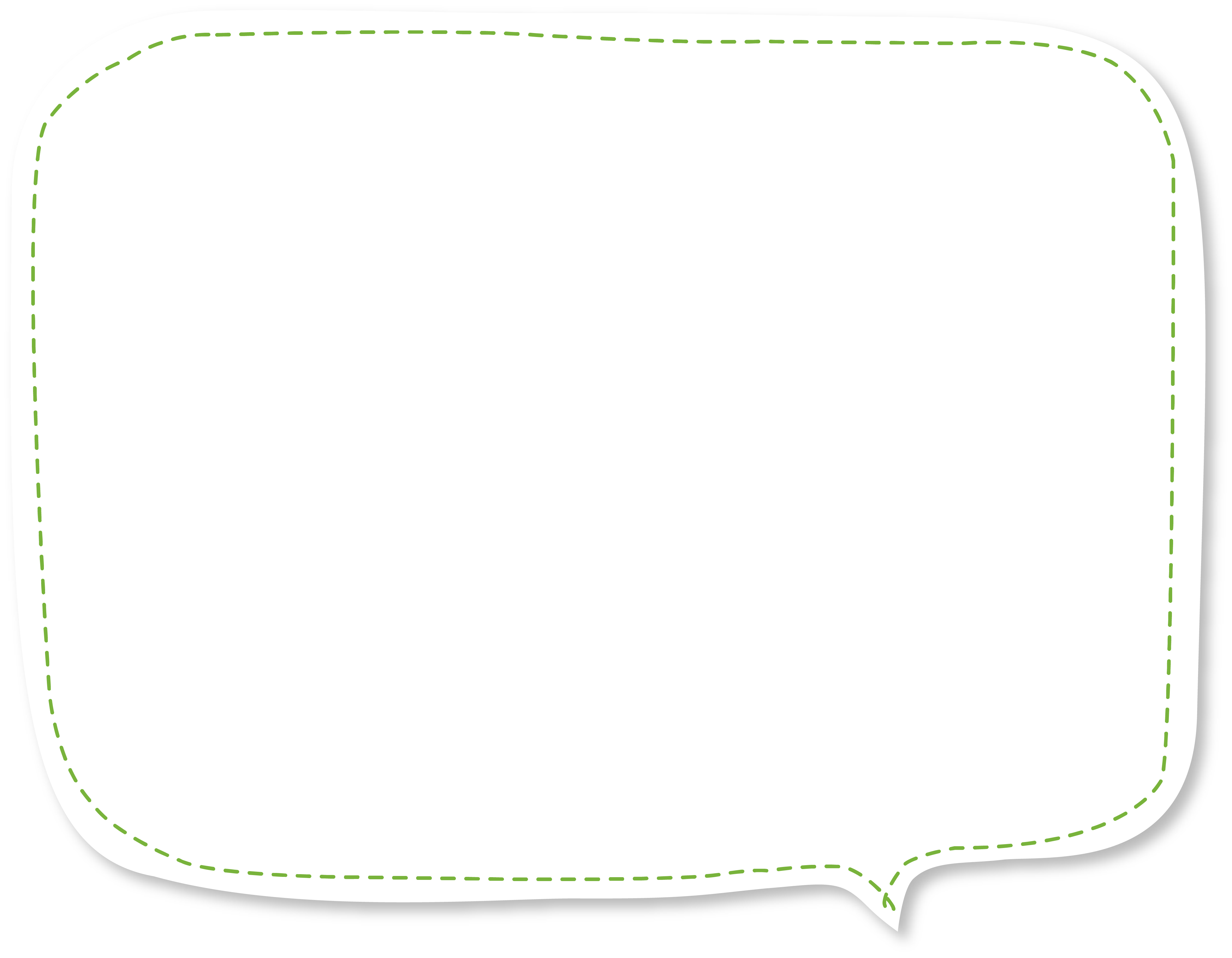 右向き吹き出し